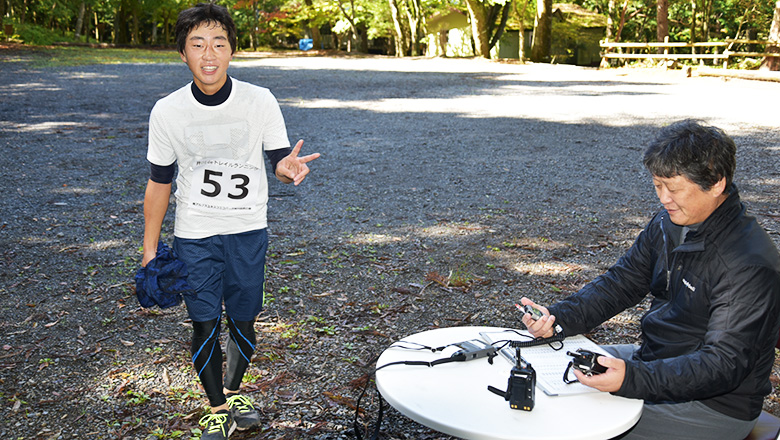 井川de望月将悟氏とトレイルランニング