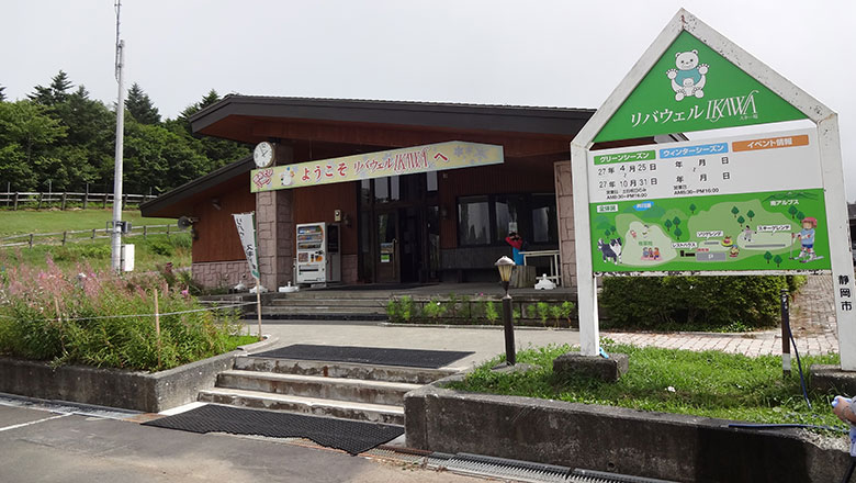 紫色の花が彩る井川の初夏のお祭り