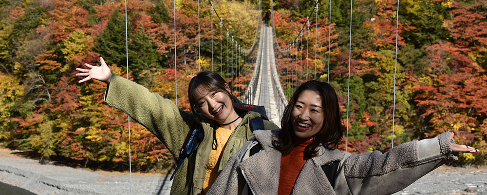 南プス女子旅レポート 畑薙大吊橋